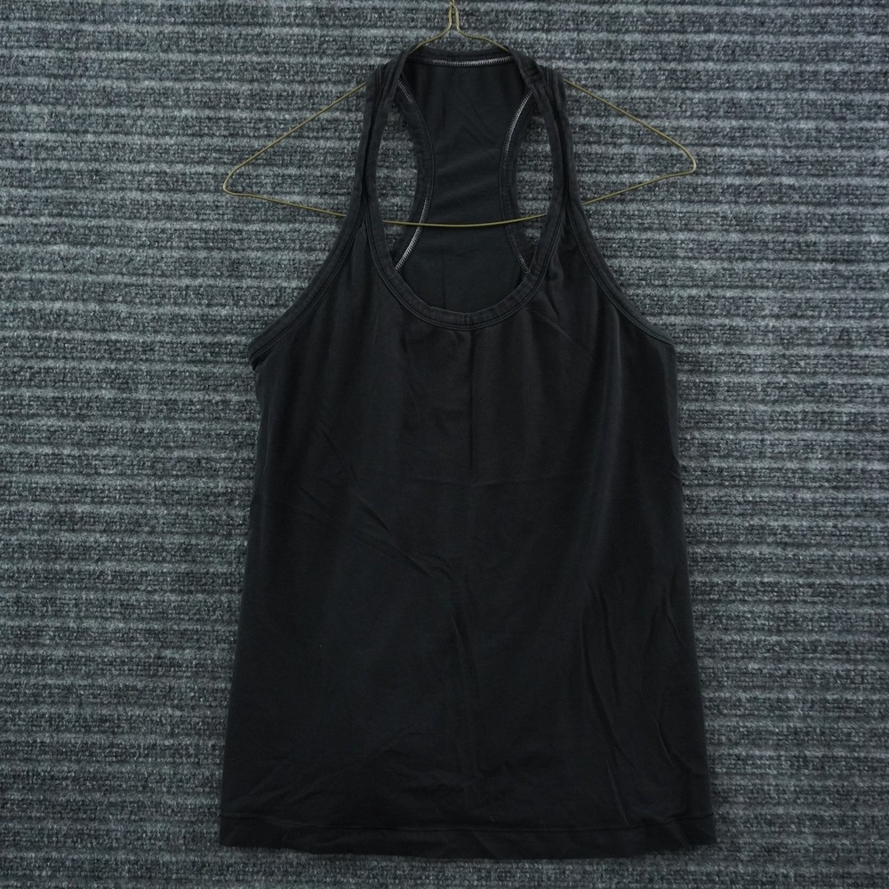 Lululemon Racerback Tank Top Womens 6 Black Activewear Stretch Yoga